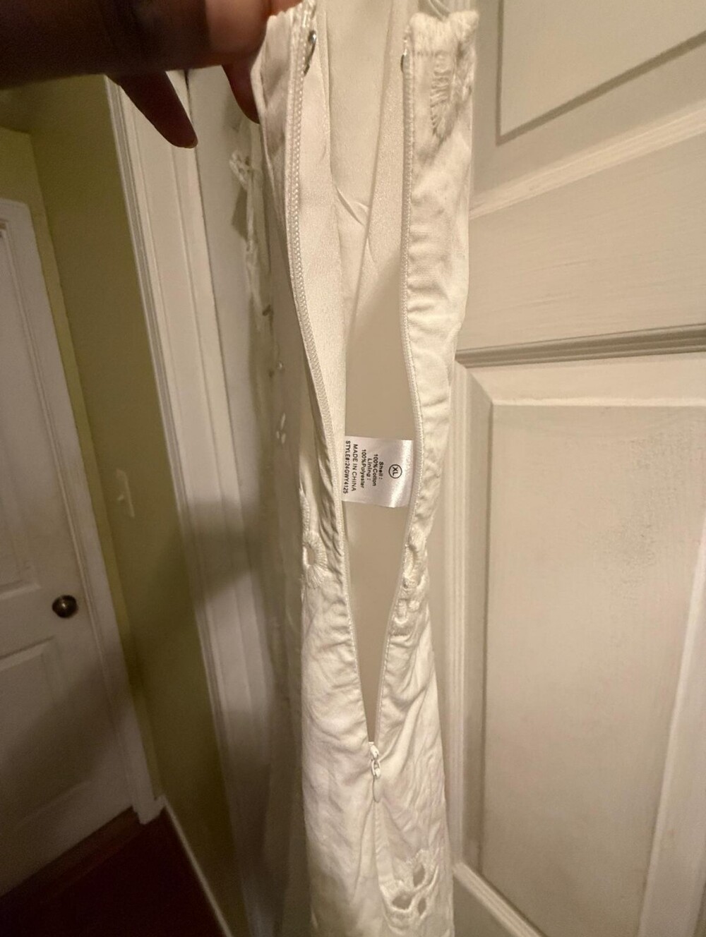 Fashion Nova White Eyelet Cutout Midi Dress - Picture 4 of 7